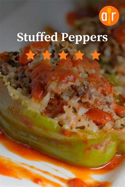 Chef John's Stuffed Peppers | Recipe | Stuffed peppers, Recipes, Easy ...