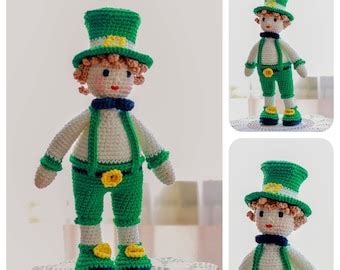 Crochet Leprechaun Doll - Etsy