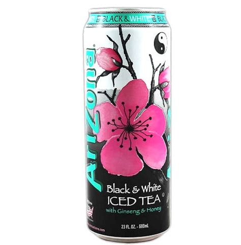 AriZona Black & White Iced Tea 680ml - Candy-Shop.pl