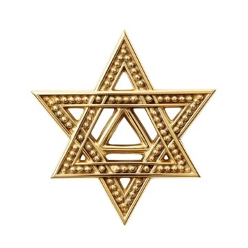 Golden Jewish Star, Star, David, Golden PNG Transparent Image and ...