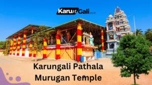 Karungali Pathala Murugan Temple - Karungali Malai