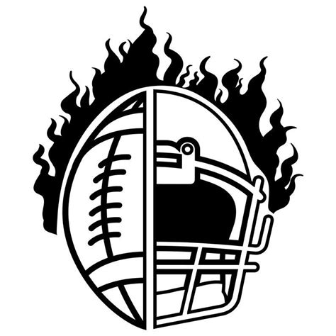 Helmet football fire svg Football ball svg football Helmet svg | Etsy ...