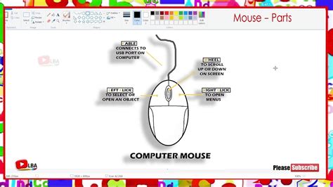 Drawing computer Mouse | LearnByArts - YouTube
