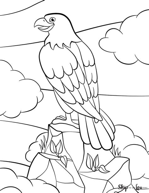 Bald Eagle Coloring Pages | Skip To My Lou