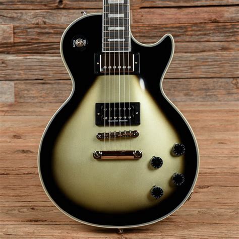 Epiphone Adam Jones Signature Art Series Les Paul Custom Silverburst 2 – Chicago Music Exchange