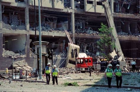 Unseen photos show the devastation caused by the IRA's 1996 Manchester bomb