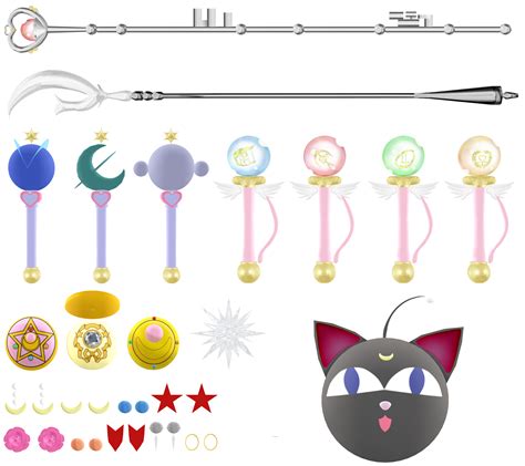 Sailor Moon Accessories by Floramy on DeviantArt