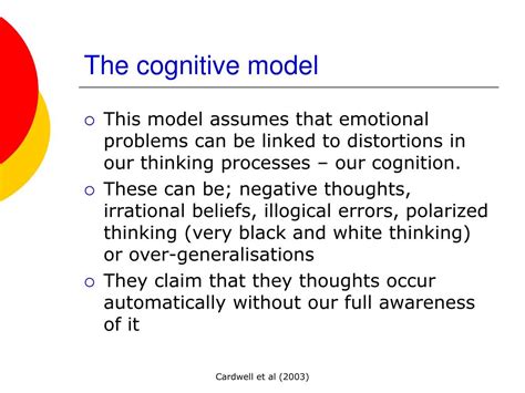 PPT - The Cognitive Model PowerPoint Presentation, free download - ID:3920926