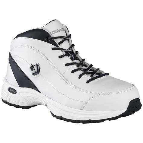 Men's Composite Toe Converse® C4600 High - top Athletic Work Shoe, White - 215970, Work Boots at ...