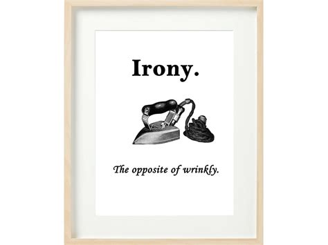 IRONY ART Printable Wall ArtDictionary Art ready to Print | Etsy