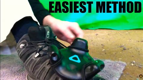 How to mount VIVE Trackers to footwear (for full body VR tracking)... EASILY! - YouTube