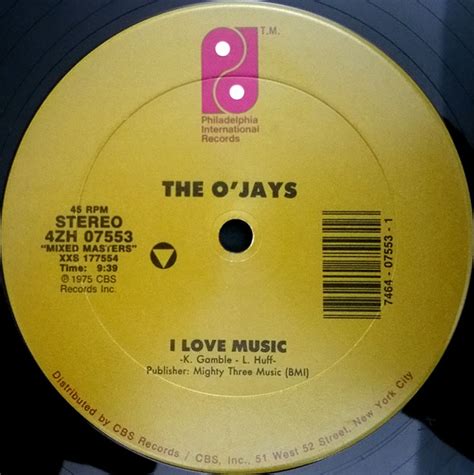 The O'Jays – I Love Music / Love Train (1988, Vinyl) - Discogs