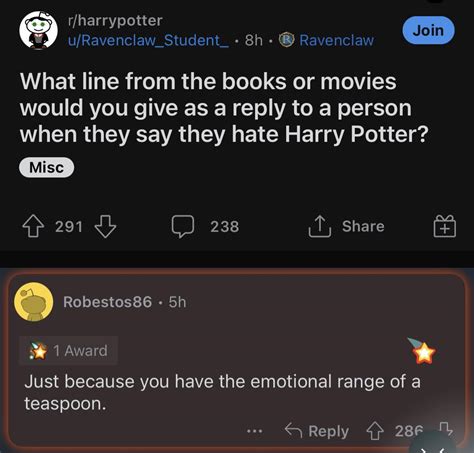 Harry Potter haters in shambles : r/bookscirclejerk