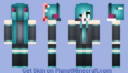 miku. Minecraft Skin