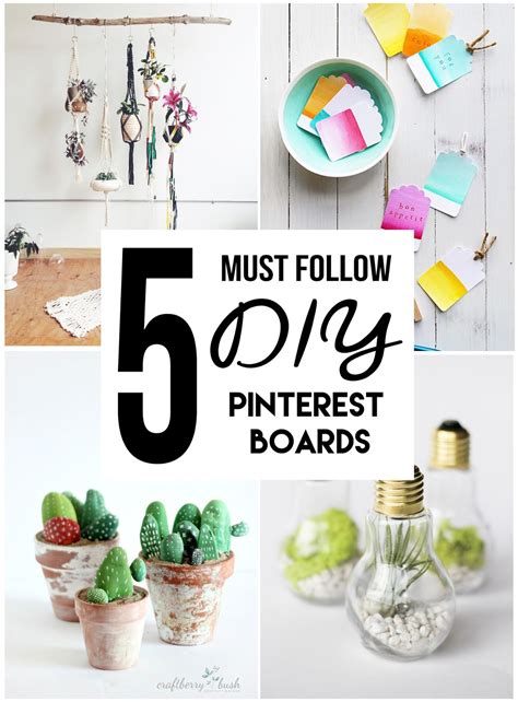 5 Must Follow DIY Pinterest Boards - Kalenco