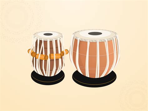 Tabla Illustration by vishal shelke on Dribbble