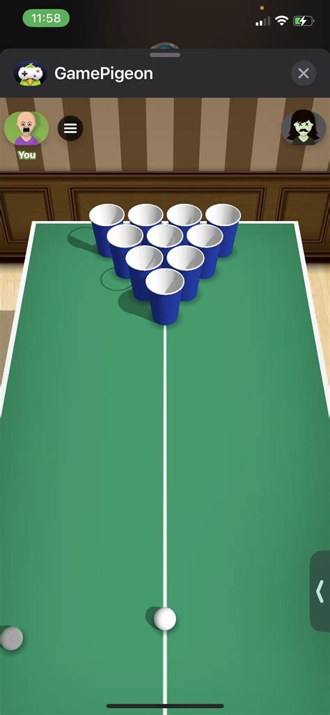 GamePigeon Cup Pong Shadows Are Weird : r/ios