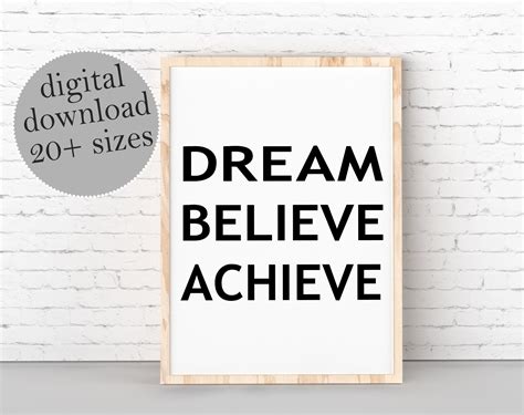 Inspirational Quotes for Office Desk Accessories Dream - Etsy