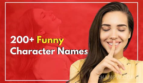 200+ Funny Character Names That Will Make You Giggle