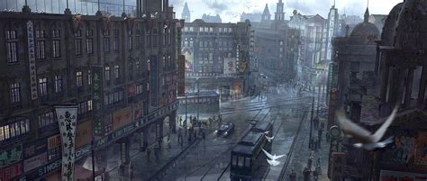 1930 Shanghai by Haojie Yuan : r/ImaginaryCityscapes