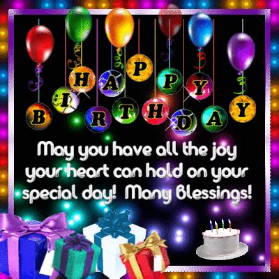 Happy Birthday And Many Blessings! Free Happy Birthday eCards | 123 ...