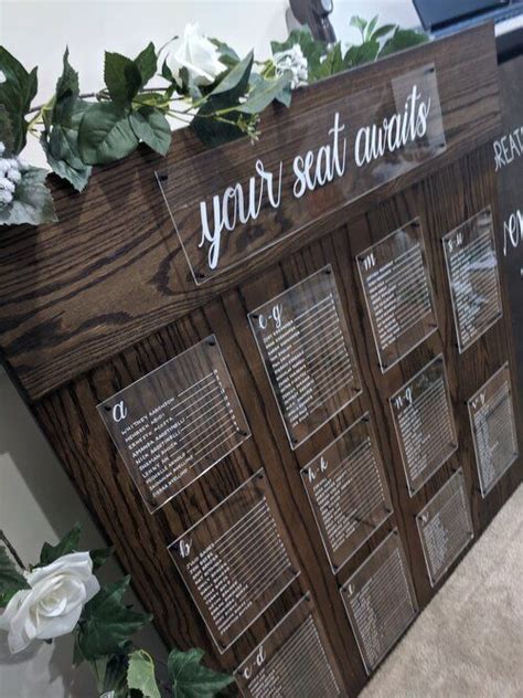 Rustic Wedding Seating Chart | Rustic wedding seating, Seating chart wedding, Calligraphy signage