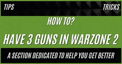 How to have three weapons in Warzone 2.0 – Warzone Loadout