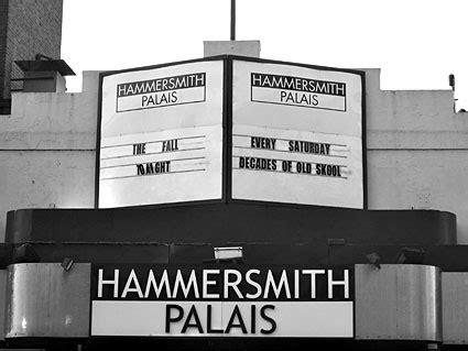 Hammersmith Palais music venue, 242 Shepherds Bush Road London W6 7NL, Hammersmith, London