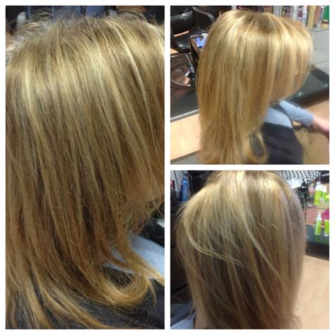 Level 7 base color, free hand highlights. Time to get ready for spring! | Long hair styles, Hair ...