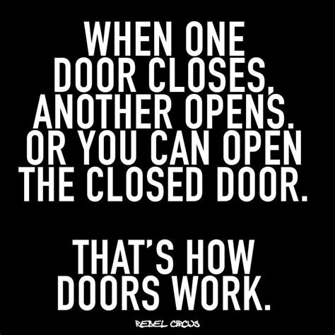 closed door funny quotes - Bridgett Temple