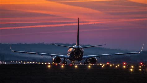 Airbus, airplane, aviation, airport, airbus, evening, light, sky wallpaper | aircraft ...