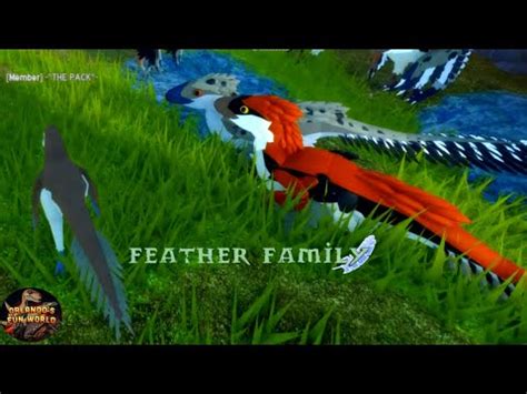 FEATHER FAMILY - PLAYING AS THE NEW DROMAEOSAUR DEINONYCHUS!!! - YouTube