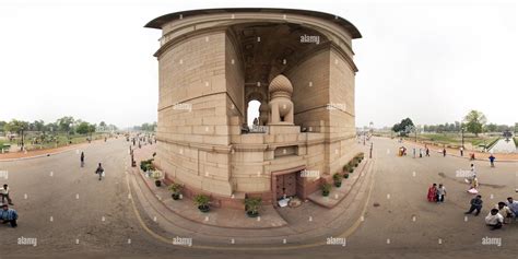 360° view of India Gate, Inside View of Upper Side - Alamy