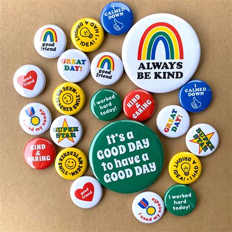 GOOD BEHAVIOR PINS Set of 20 Classroom Flair Buttons Kids | Etsy Canada