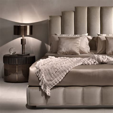 Luxury Italian Designer Velvet Upholstered Bed How To Clean Furniture, Bed Furniture, Custom ...