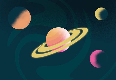 Galaxy Illustration by Angela Sherlin on Dribbble