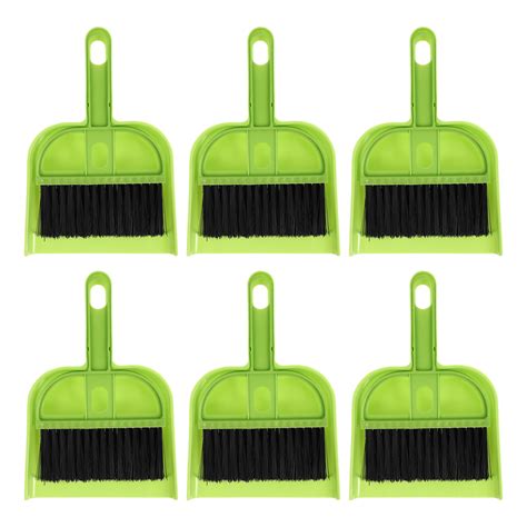 6 Sets Mini Broom and Dustpan Sets Desktop Sweeping Tools for Home Office - Walmart.com