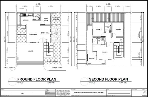 Barangay Health Center Floor Plan