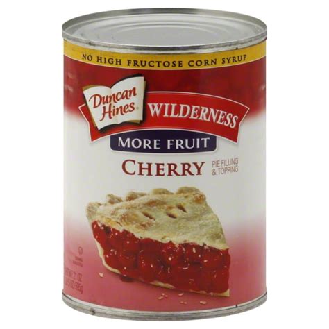 Duncan Hines Wilderness More Fruit Cherry Pie Filling & Topping 21 oz ...