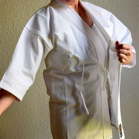 White keikogi jacket for Iaido, aikido, kendo training-Sinonome japan