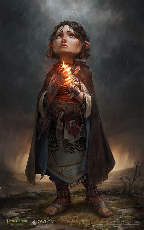 Halfling Priest for Pathfinder: Kingmaker by Sergey Gurskiy : r/ReasonableFantasy