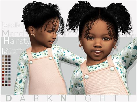 The Sims Resource - Mandisa Hairstyle [Toddler]