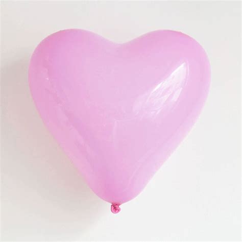 10 Pink Heart Balloons By Little Lulubel