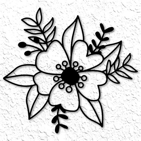 Flower Design Art For Wall | Best Flower Site