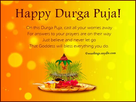 Durga Puja Wishes, Messages and Greetings - Wordings and Messages