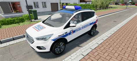 Ford Kuga Police Municipale v 1.0 - FS19 mods / Farming Simulator 19 mods