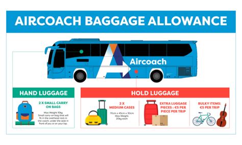 Luggage | Aircoach Bus Baggage Allowance | Aircoach