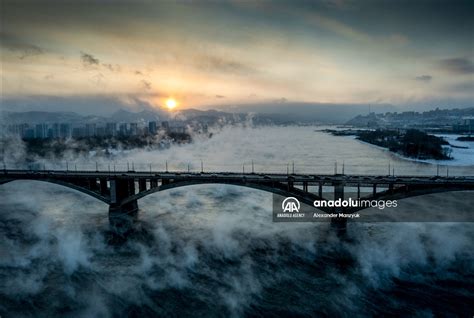 Yenisey River in Russia's Krasnoyarsk - Anadolu Ajansı