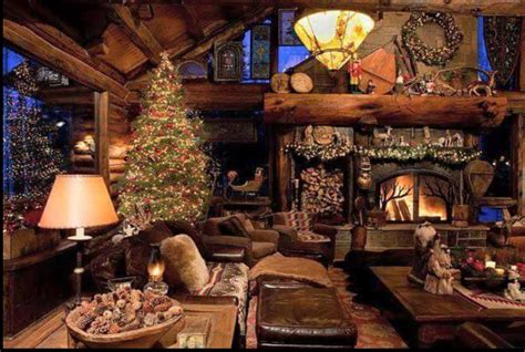 Pin by Debbie Rieman on Xmas Indoors | Cabin christmas, Log cabin ...