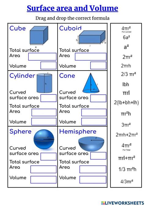 Free area and volume practice, Download Free area and volume practice ...